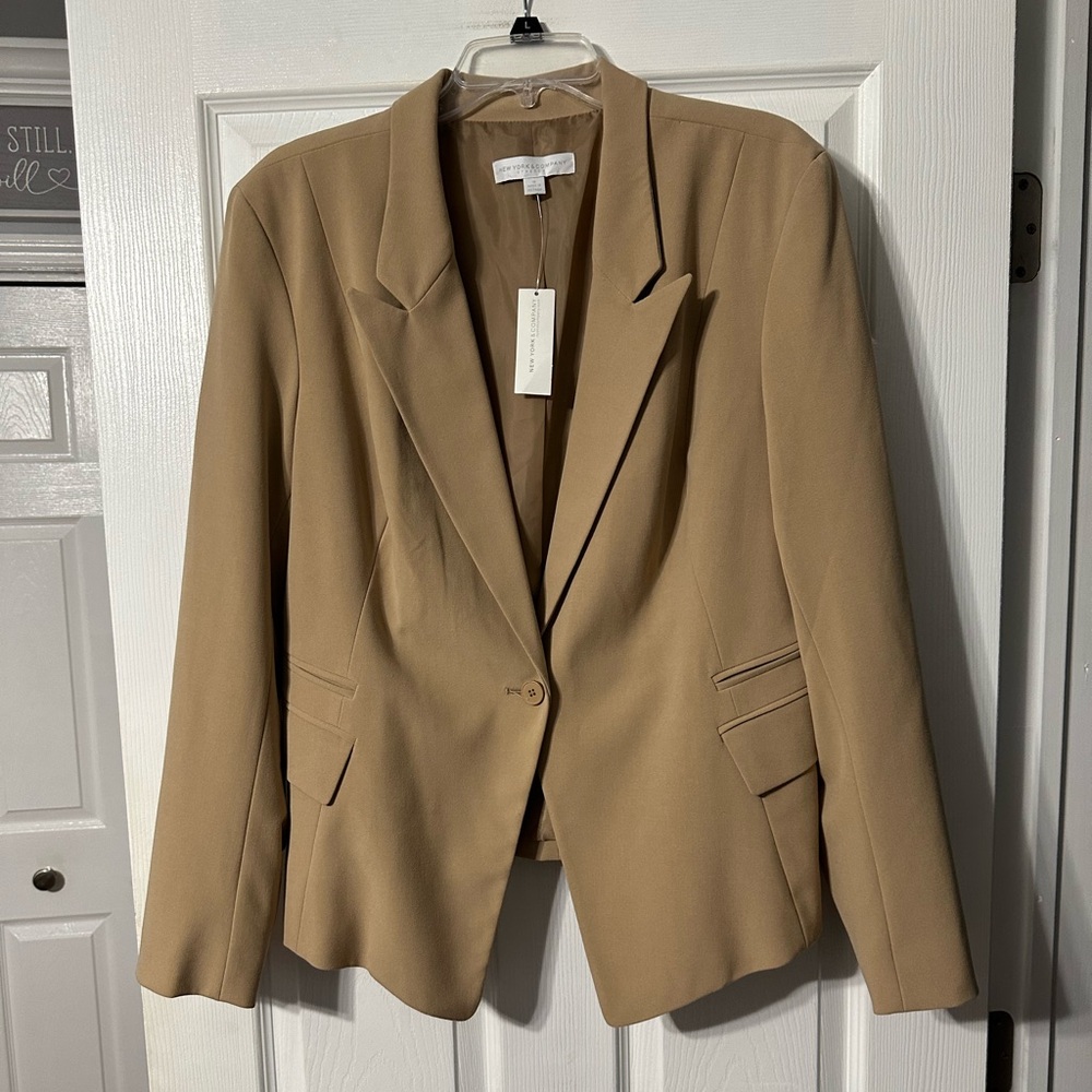 New York & Company Tan Blazer